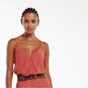 Vix Paula Hermanny CATIA Top Orange Size XS